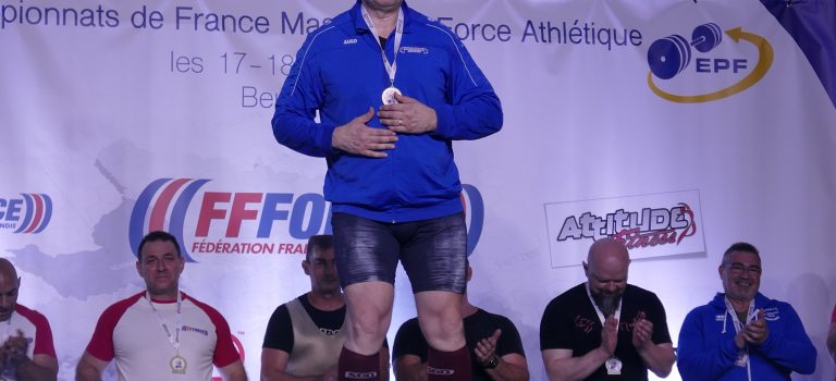 Force Athlétique : Marc BEY Champion de France Master