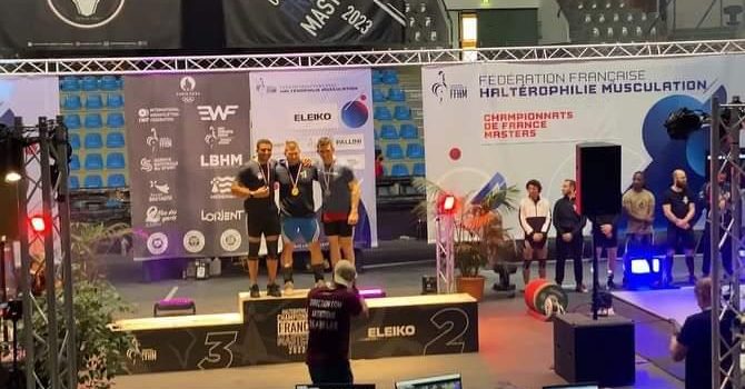 Du bronze pour Marc ARREDONDO aux championnats de France masters d’Haltérophilie