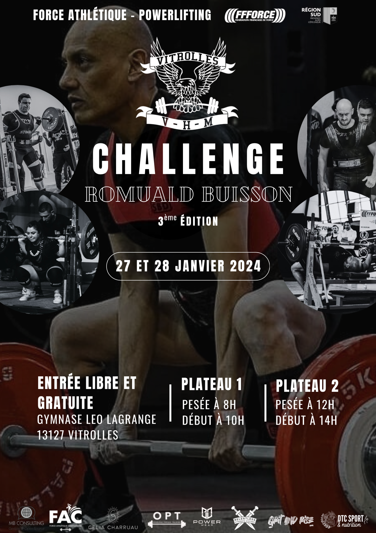 Challenge Romuald BUISSON - Vitrolles - Force athlétique