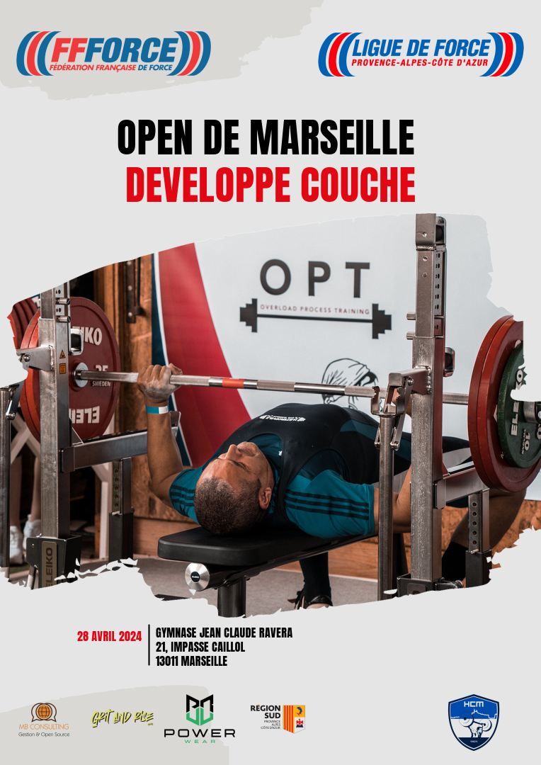 Open de Marseille - Développé couché