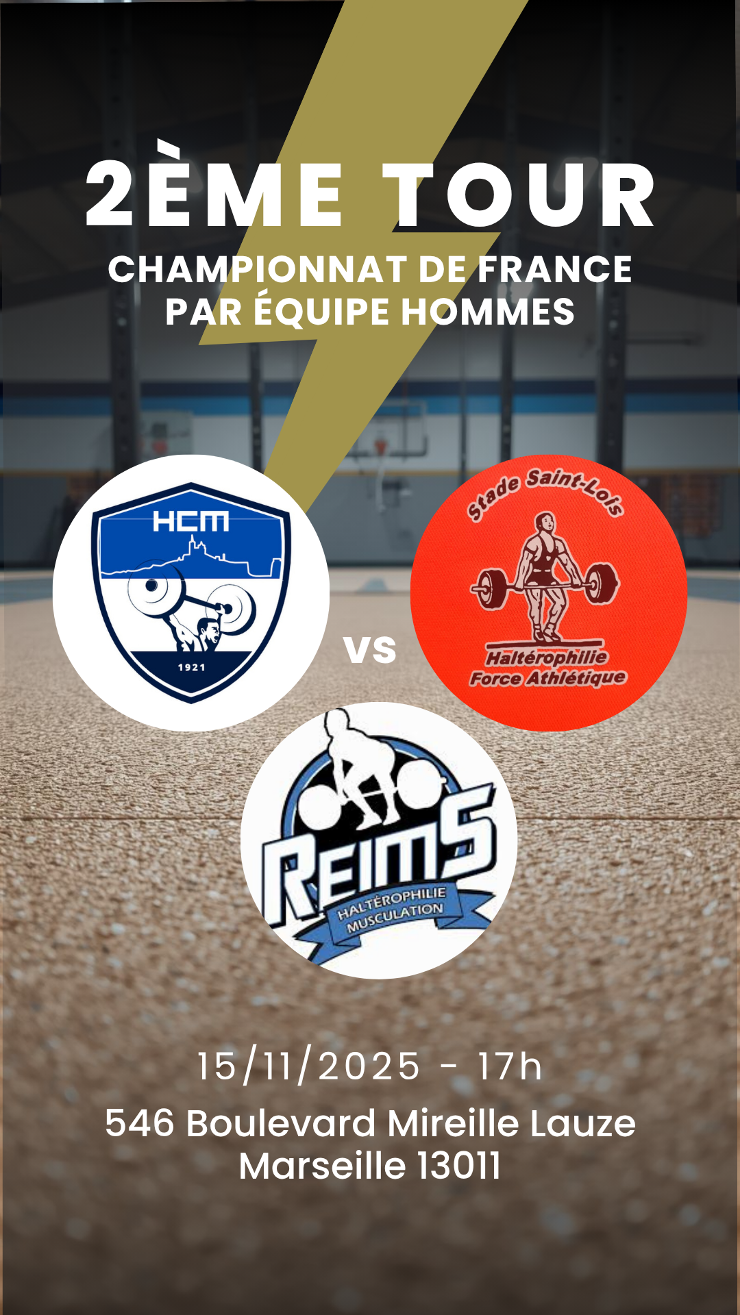 2ᵉ tour en approche 🔥 Rendez-vous le 1ᵉʳ novembre à Marseille !